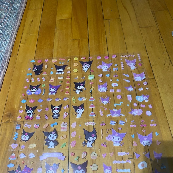 Sticker Cinnamoroll/Kuromi/Pompompurin/My MelodyWaterproof Stationery Sticker - Picture 2 of 7